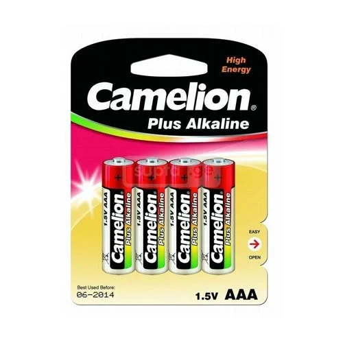 CAMELION Alkaline Plus AAA ელემენტი 1*4ც